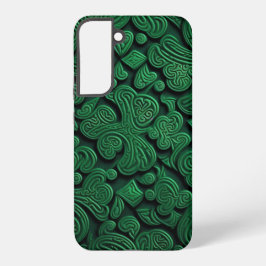 TINTEN VAN GROENE IERSE KELTISCHE SHAMROCKS SAMSUNG GALAXY HOESJE