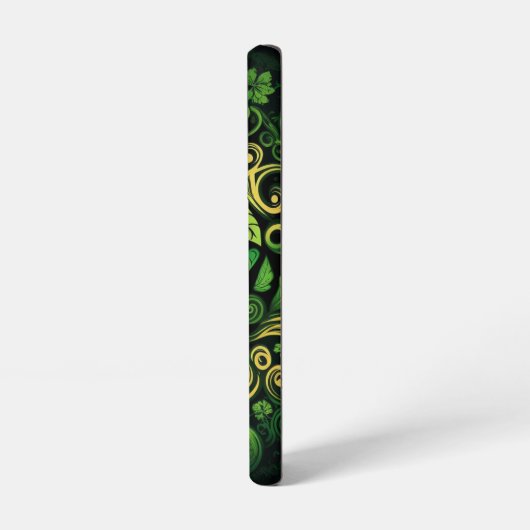 TINTEN VAN GROENE IERSE KELTISCHE SHAMROCKS SAMSUNG GALAXY HOESJE (Linkerkant)