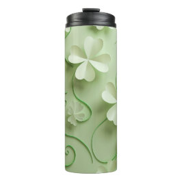 TINTEN VAN GROENE IERSE KELTISCHE SHAMROCKS THERMOSBEKER