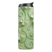 TINTEN VAN GROENE IERSE KELTISCHE SHAMROCKS THERMOSBEKER (Gedraaid links)