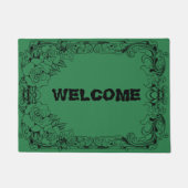 Tinten van Groene Rozen Deurmat (Voorkant)