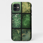 TINTEN VAN IRISH GROEN & GOUD  BLOKJES Case-Mate iPhone CASE (Achterkant)
