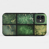 TINTEN VAN IRISH GROEN & GOUD BLOKJES Case-Mate iPhone CASE (Achterkant (horizontaal))