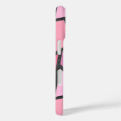 Tinten van koraal gebrandschilderd glas patroon Case-Mate iPhone case (Achterkant / Rechts)