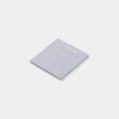 Tinten van lavendel horizontale streep textuurlook post-it® notes (Schuin)