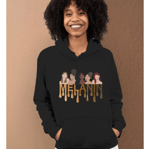 tinten van melanine   Empowerment van vrouwen Hoodie