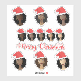 Tinten van Melanine, Zwarte Vrouwen, Vrolijke Kers Sticker