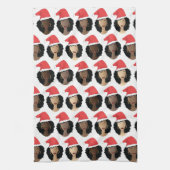 Tinten van Melanine, Zwarte Vrouwen, Vrolijke Kers Theedoek (Verticaal)