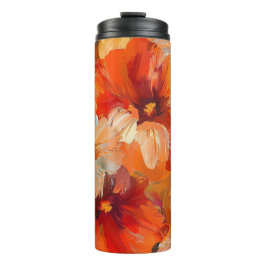  TINTEN VAN ORANJE HERFST POPPY FLOWERS THERMOSBEKER