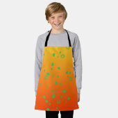 Tinten van Oranje Schort (Gedragen)