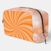 TINTEN VAN ORANJE STARBURST WERVELINGEN TOILETTASJE (Rechterhoek)