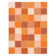 Tinten van oranje vierkanten