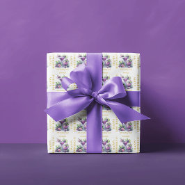 Tinten van Paarse: Een Blue-Violet Birthday Bash Cadeaupapier