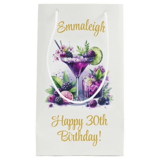 Tinten van Paarse: Een Blue-Violet Birthday Bash Klein Cadeauzakje (Voorkant)