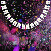 Tinten van Paarse: Een Blue-Violet Birthday Bash Vlaggetjes