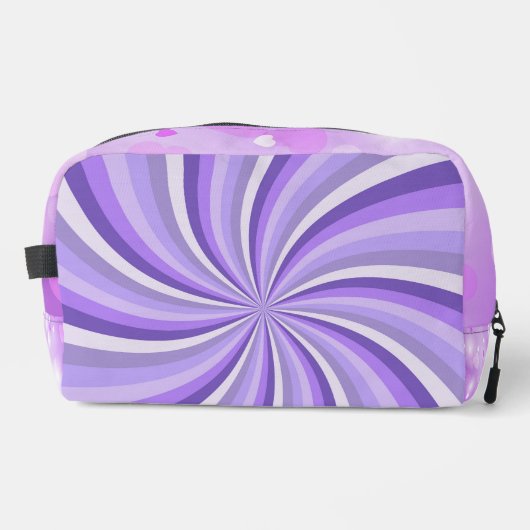 TINTEN VAN PAARSE STARBURST WERVELINGEN TOILETTASJE (Voorkant)