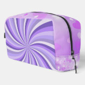 TINTEN VAN PAARSE STARBURST WERVELINGEN TOILETTASJE (Rechterhoek)