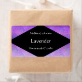 Tinten van Paarse zeep of kaars Etiket (Insitu)