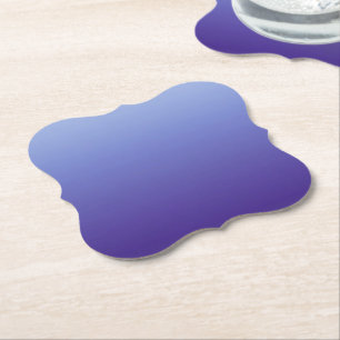 Tinten van Periwinkle Paars naar Blauw Kartonnen Onderzetters