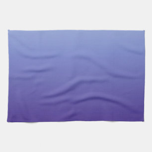 Tinten van Periwinkle Paars naar Blauw Theedoek