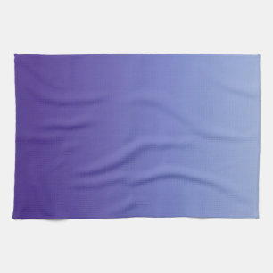 Tinten van Periwinkle Paars naar Blauw Theedoek