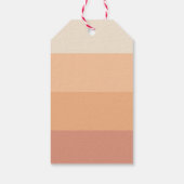 Tinten van Perzikverloop Cadeaulabel (Achterkant)