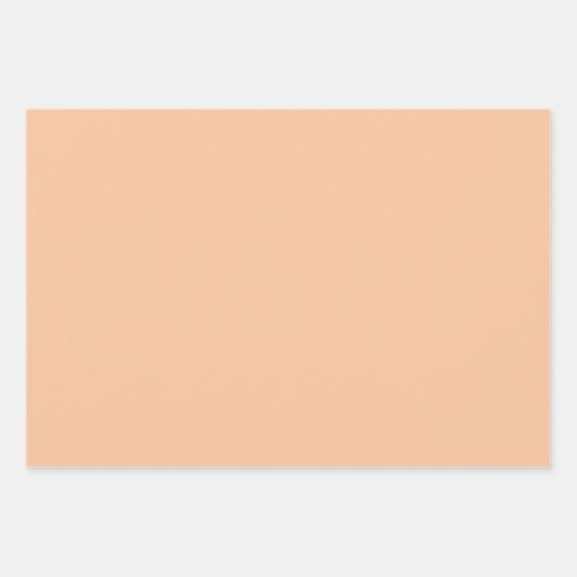 Tinten van Perzikverloop Inpakpapier Vel (Voorkant 3)