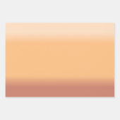 Tinten van Perzikverloop Inpakpapier Vel (Voorkant)