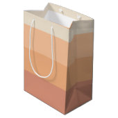 Tinten van Perzikverloop Medium Cadeauzakje (Achterkant Gekanteld)