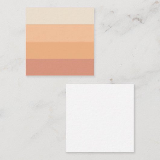 Tinten van Perzikverloop Notitiekaartje (Voorkant / Achterkant)