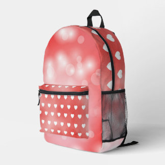 TINTEN VAN RODE HARTEN & OMBRE LOOK BEDRUKTE RUGZAK
