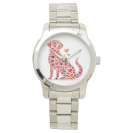 TINTEN VAN RODE VALENTIJN HART LABRADOR HOND HORLOGE