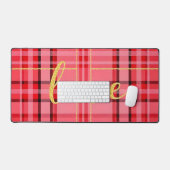 TINTEN VAN ROOD GEPLAKT MET GOUDEN LIEFDE SCRIPT BUREAUMAT (Keyboard & Muis)