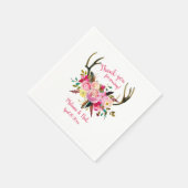 Tinten van Roze Bloemen gewei vrijgezellenfeest de Servetten (Hoek)