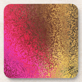 Tinten van roze en gouden Abstract kurk Onderzette Bier Onderzetter