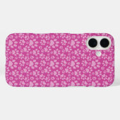 TINTEN VAN ROZE HONDENPOOT PRINTS Case-Mate iPhone CASE (Achterkant (horizontaal))