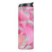 TINTEN VAN ROZE & PERZIK IRRIDESCENT HARTEN THERMOSBEKER (Gedraaid links)