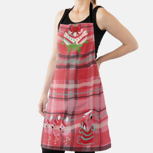 TINTEN VAN ROZE PLAID & FLAMINGO'S OP SLEE & BALLE SCHORT (Insitu)