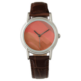 Tinten van rozige blos horloge
