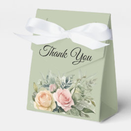 Tinten van Sage Green Dank u bruiloft Bedankdoosjes