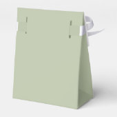 Tinten van Sage Green Dank u bruiloft Bedankdoosjes (Achterkant)