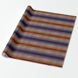 tinten van Sinaasappel en Paarse zoute Waterverf k Cadeaupapier
