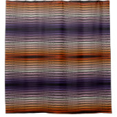 tinten van Sinaasappel en Paarse zoute Waterverf k Douchegordijn (Voorkant)