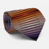 tinten van Sinaasappel en Paarse zoute Waterverf k Stropdas (Opgerold)