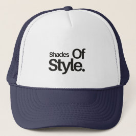 Tinten van stijl trucker pet