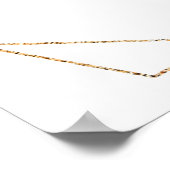 Tinten van Stofachtig Paarse Bruidsontvangst Poster (Hoek)