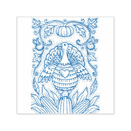 TINTEN VAN THANKSGIVING KALKOEN, MAÏS & POMPOEN FO  ZELFINKTENDE STEMPEL