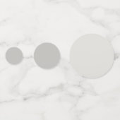 Tinten van zilvergrijs met stippen confetti (Achterkanten)