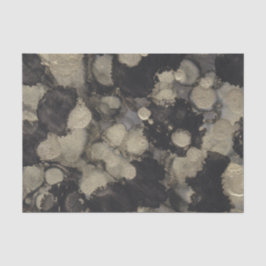 Tinten van zwart en goud tissuepapier