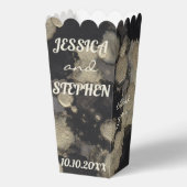 Tinten van Zwart en Zilveren Voering Favoriet Doze Bedankdoosjes (Voorkant)